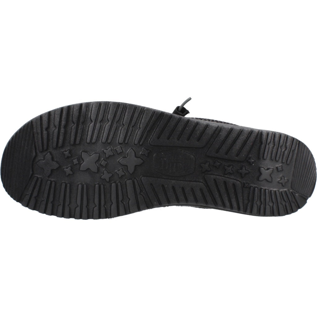 HEY DUDE WALLY STRETCH SOX en color NEGRO  (6)