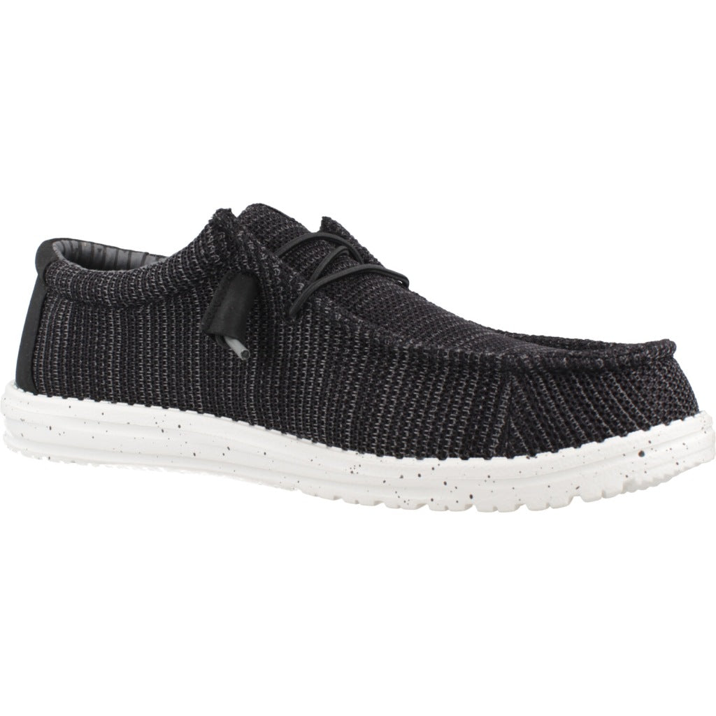HEY DUDE WALLY STRETCH SOX en color NEGRO  (5)