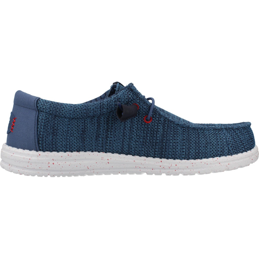 HEY DUDE WALLY STRETCH SOX en color AZUL  (4)