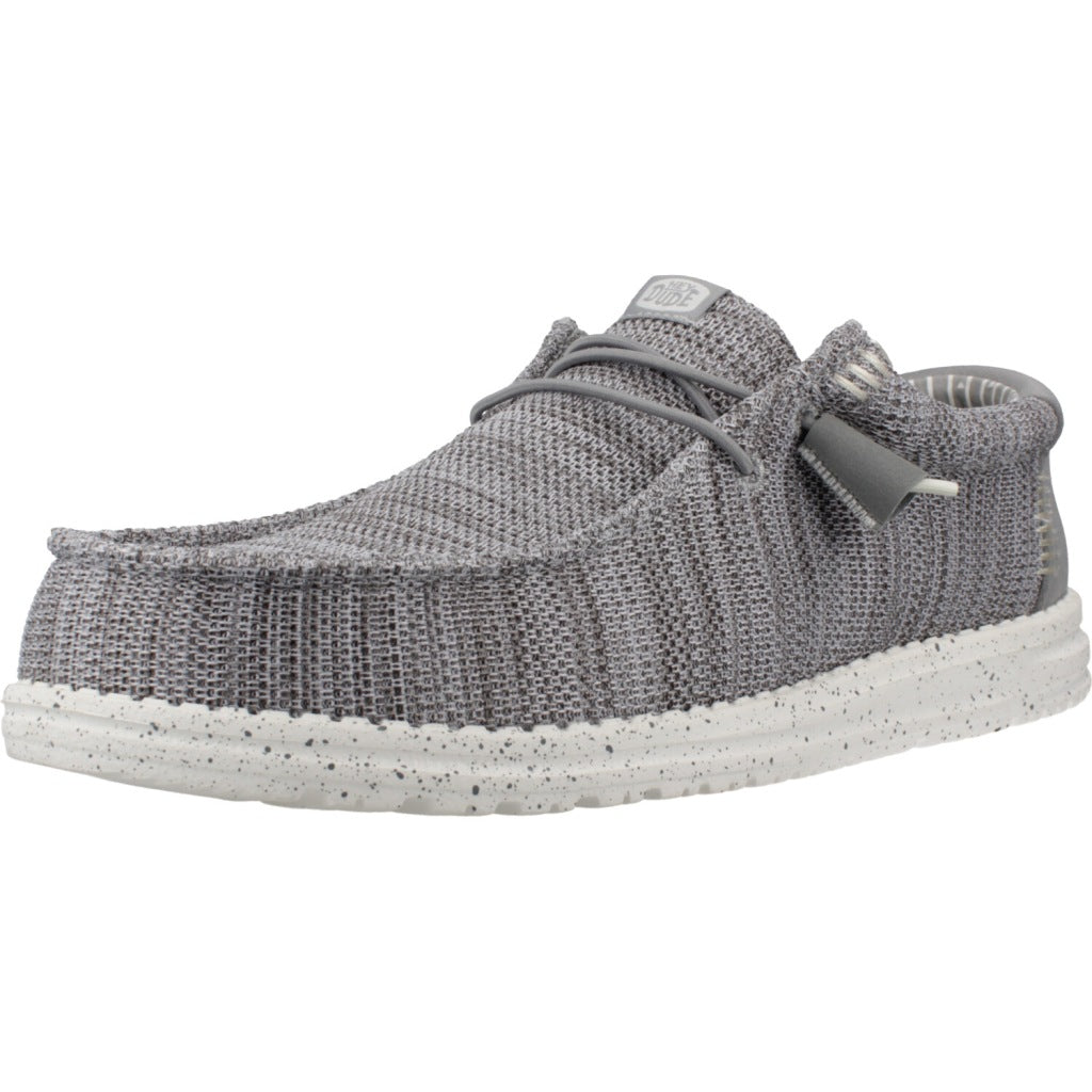 HEY DUDE WALLY STRETCH SOX en color GRIS  (1)