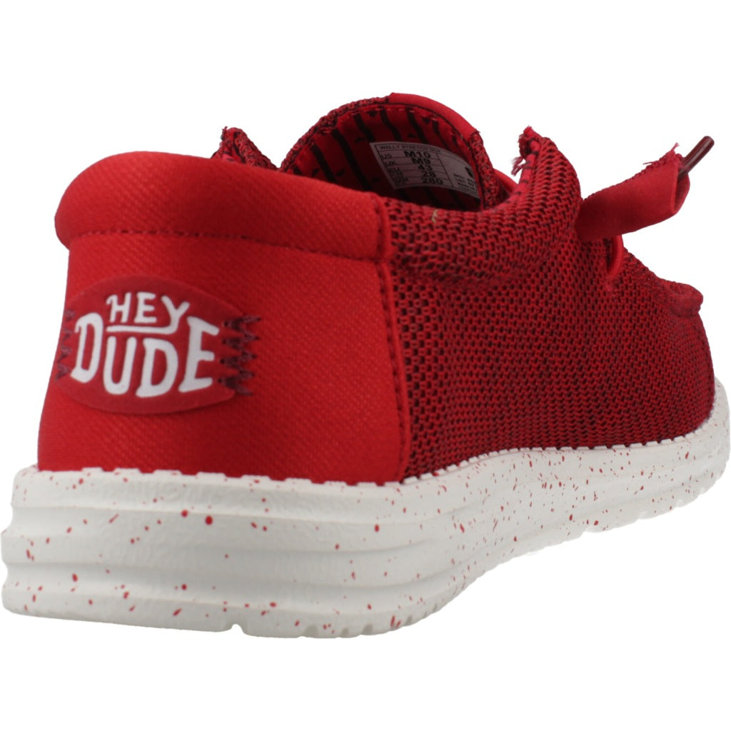 HEY DUDE WALLY STRETCH SOX en color ROJO  (3)