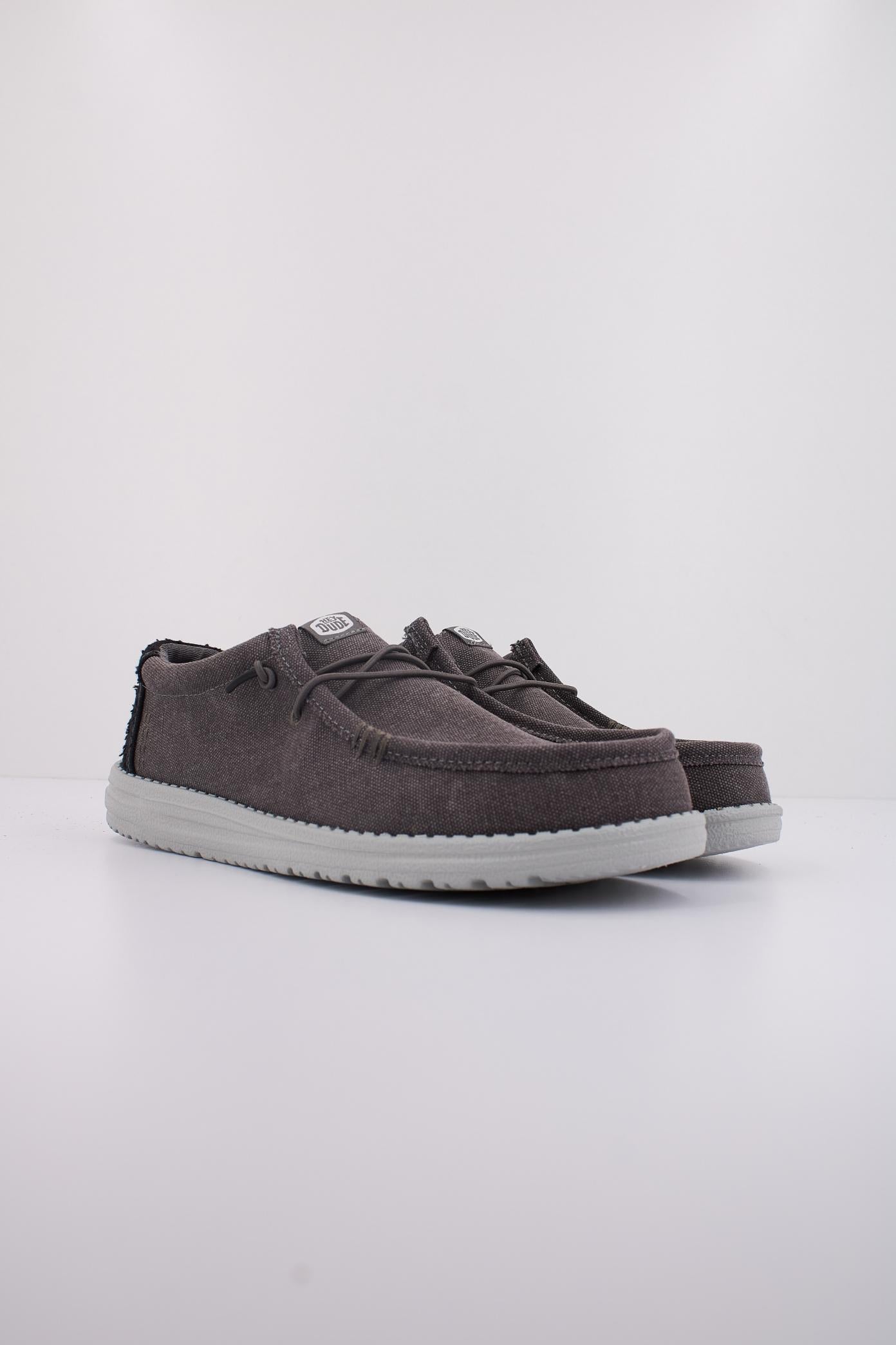 HEY DUDE WALLY WORKWEAR en color GRIS  (2)