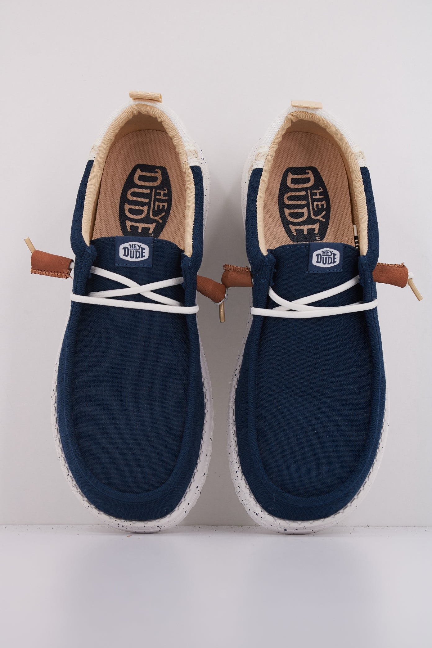 HEY DUDE WALLY SUMMER LINEN en color AZUL  (3)
