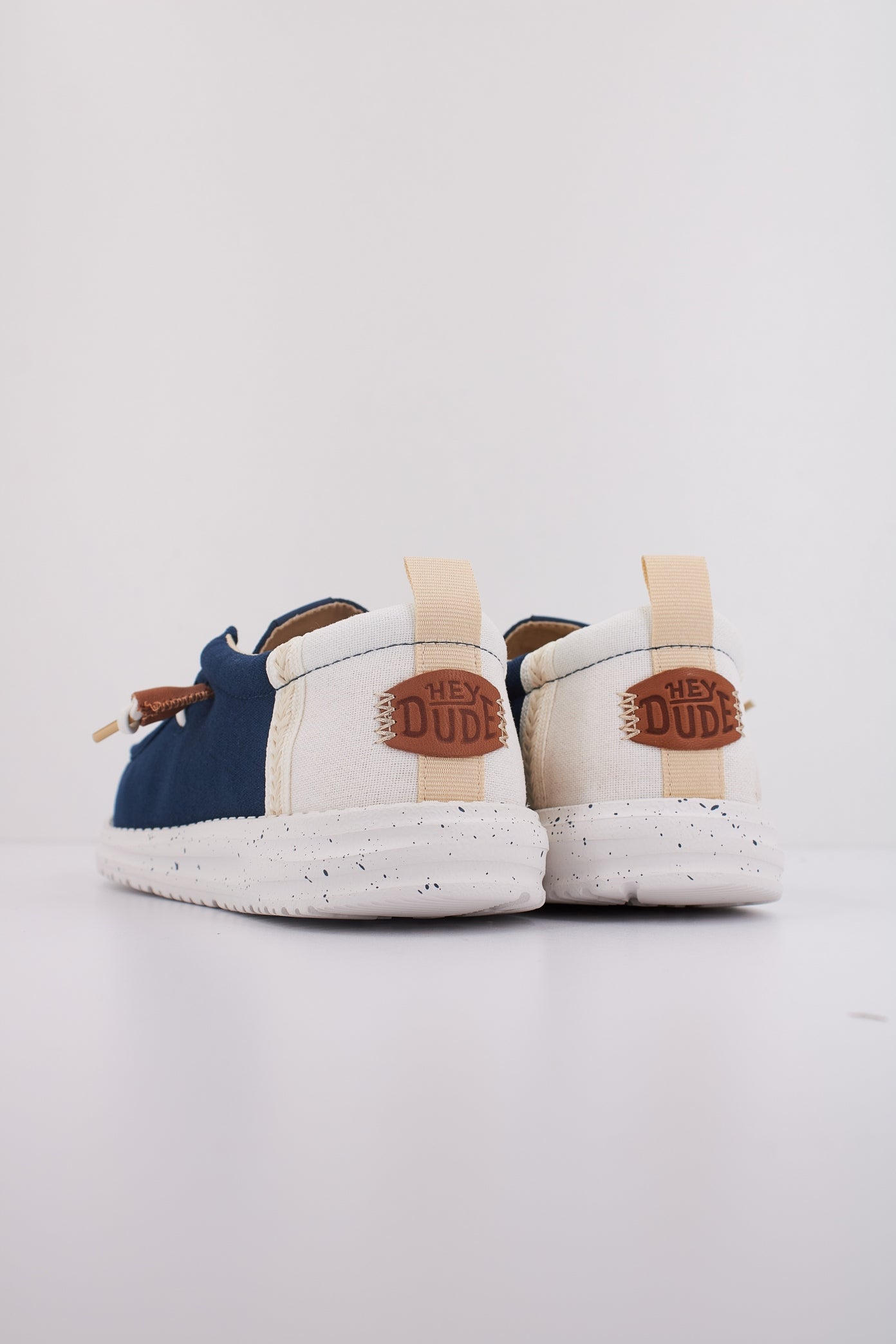HEY DUDE WALLY SUMMER LINEN en color AZUL  (4)
