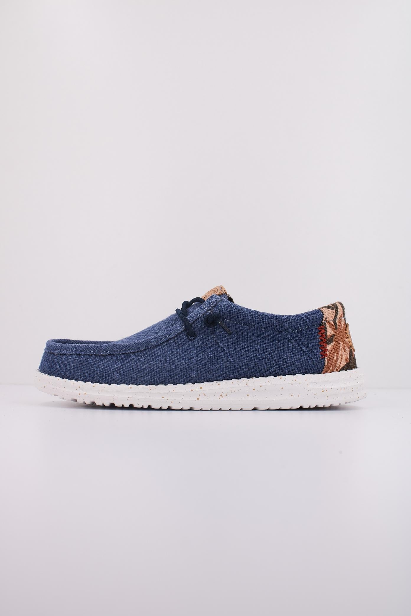 HEY DUDE WALLY PALM JUTE en color AZUL  (1)
