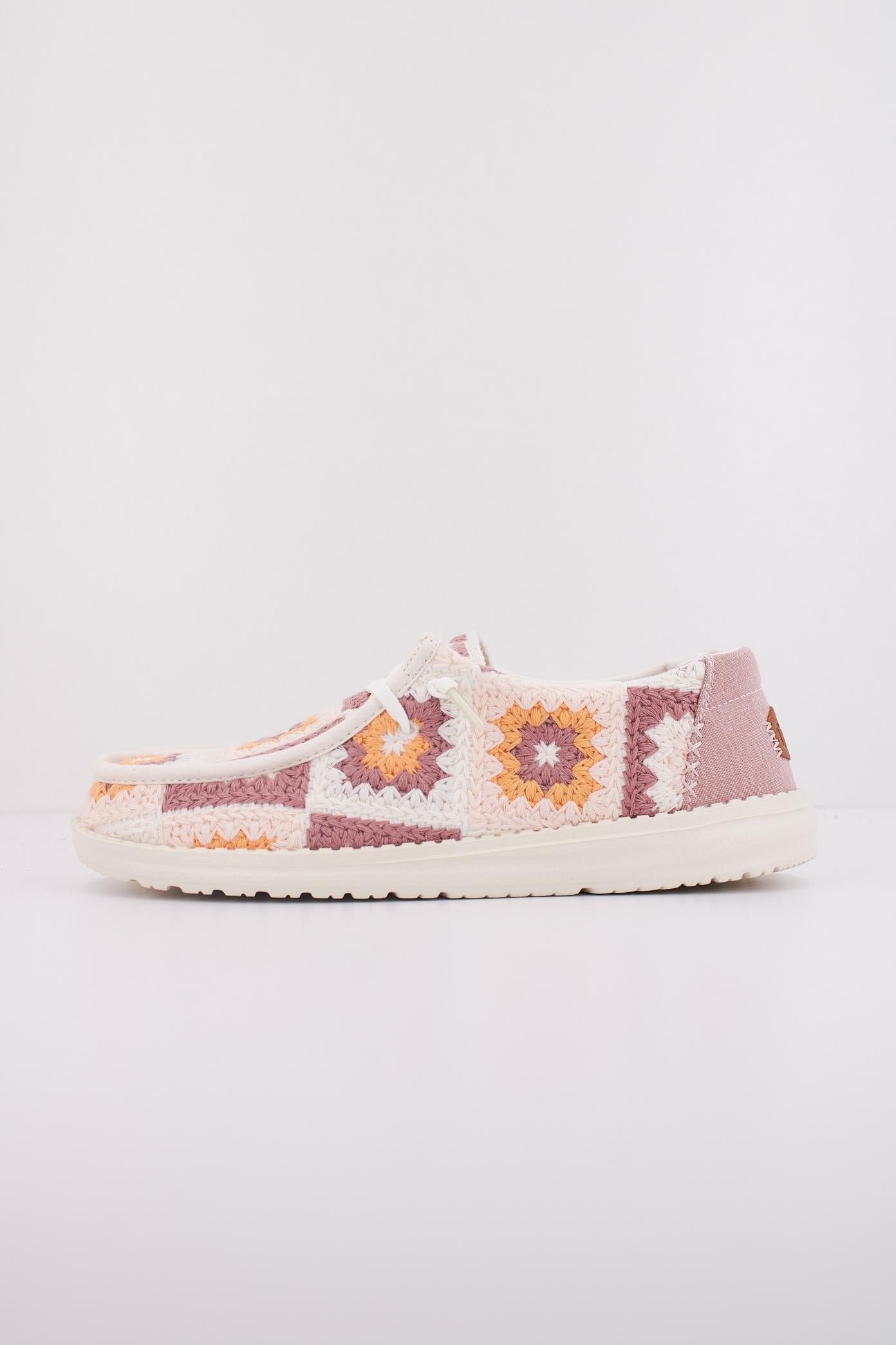 HEY DUDE  WENDY COTTAGE CROCHET en color BLANCO  (1)