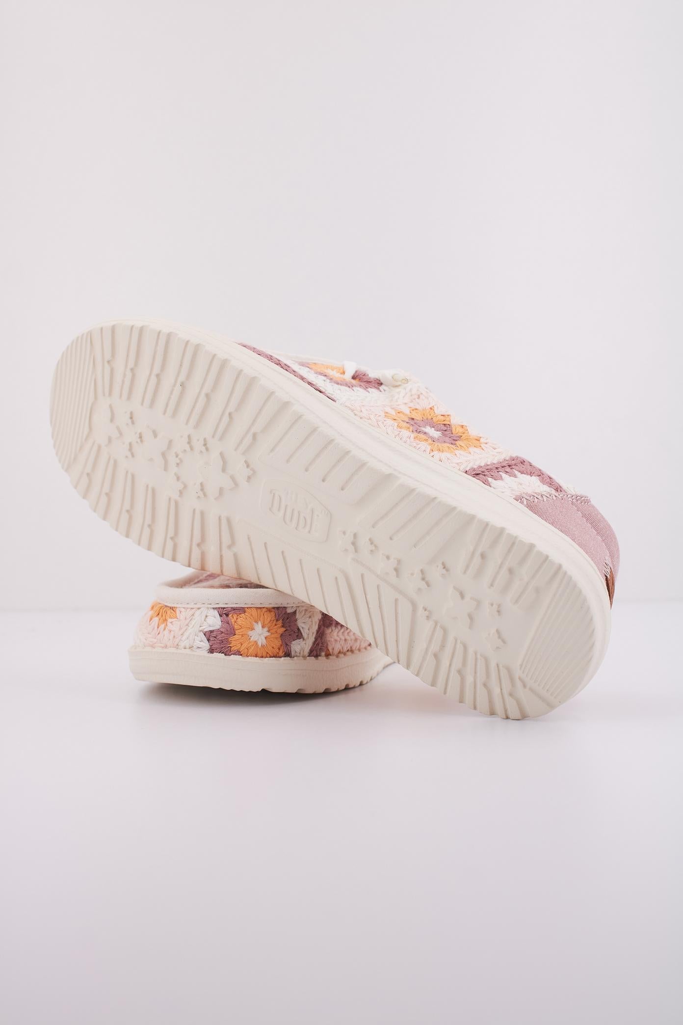 HEY DUDE  WENDY COTTAGE CROCHET en color BLANCO  (5)