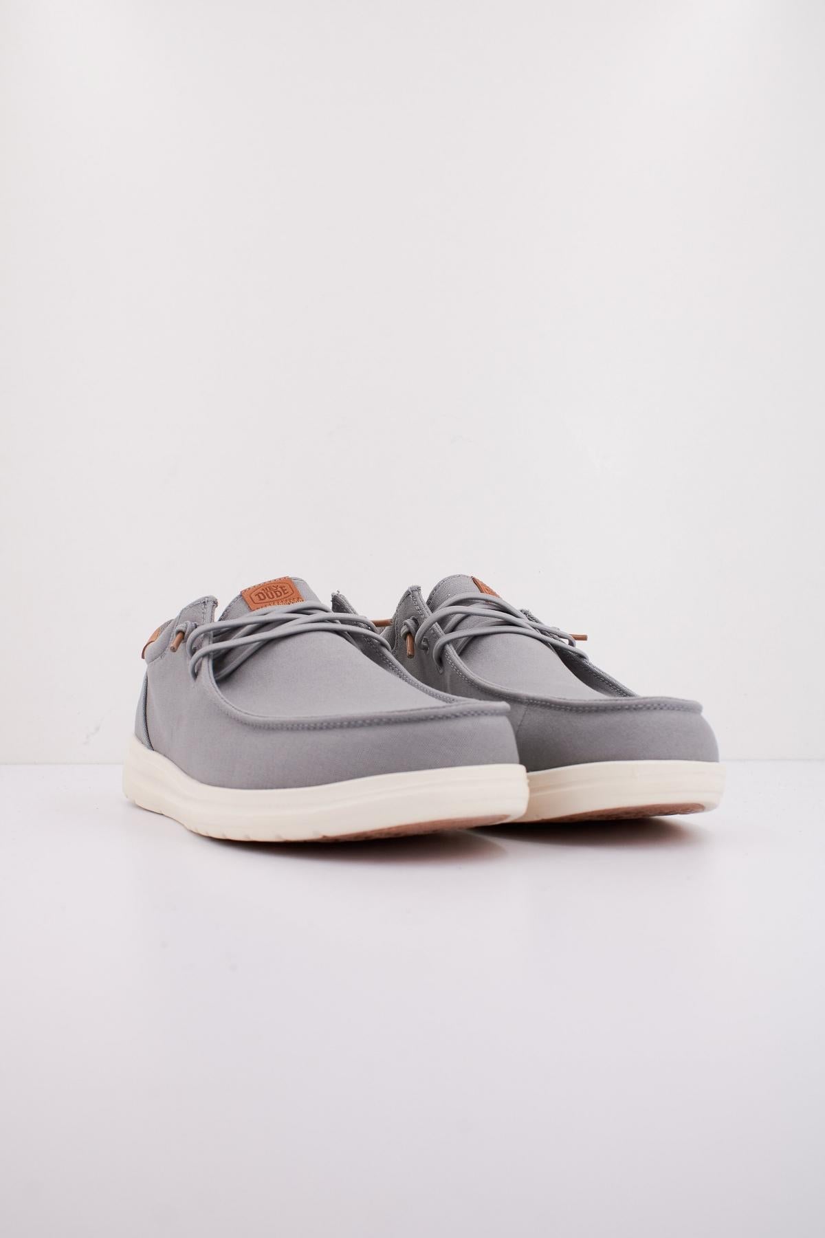 HEY DUDE  PAUL CANVAS en color GRIS  (2)