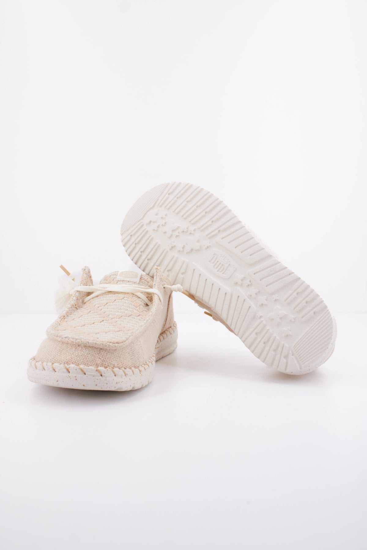 HEY DUDE WENDY FUNK COASTAL JUTE en color BEIS  (5)