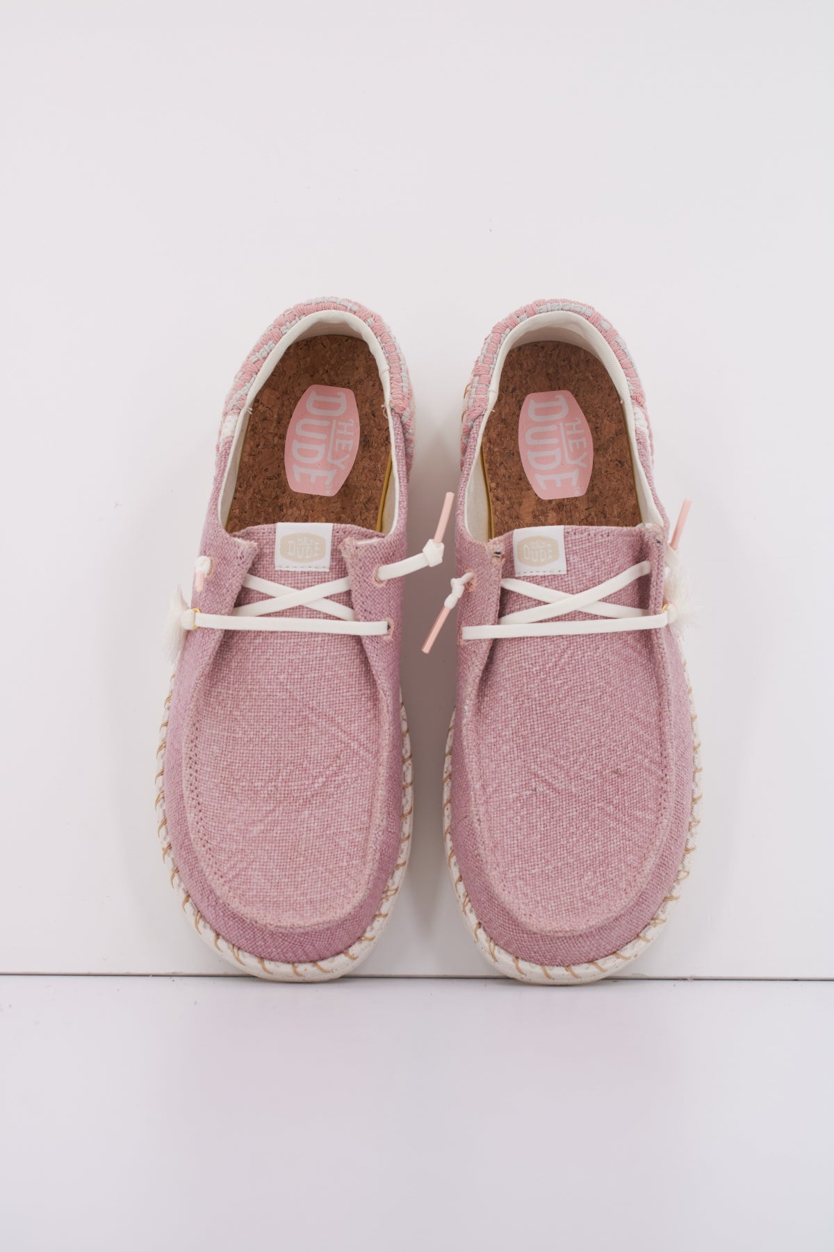 HEY DUDE WENDY FUNK COASTAL JUTE en color ROSA  (3)