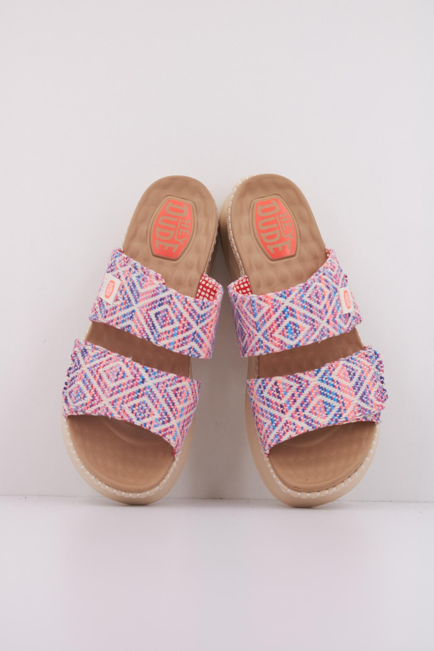 HEY DUDE DELRAY SLIDE SURF BAJA en color MULTICOLOR  (3)