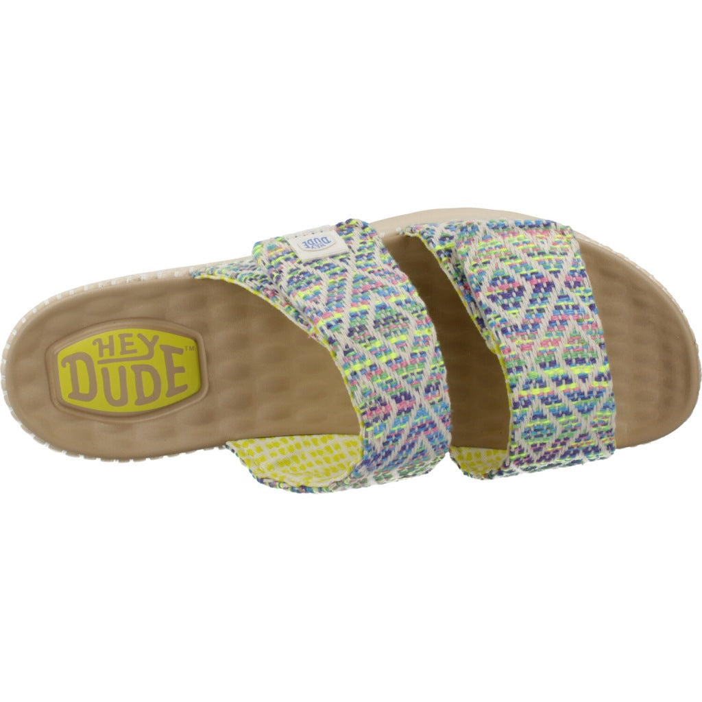 HEY DUDE DELRAY SLIDE SURF BAJA en color MULTICOLOR  (6)