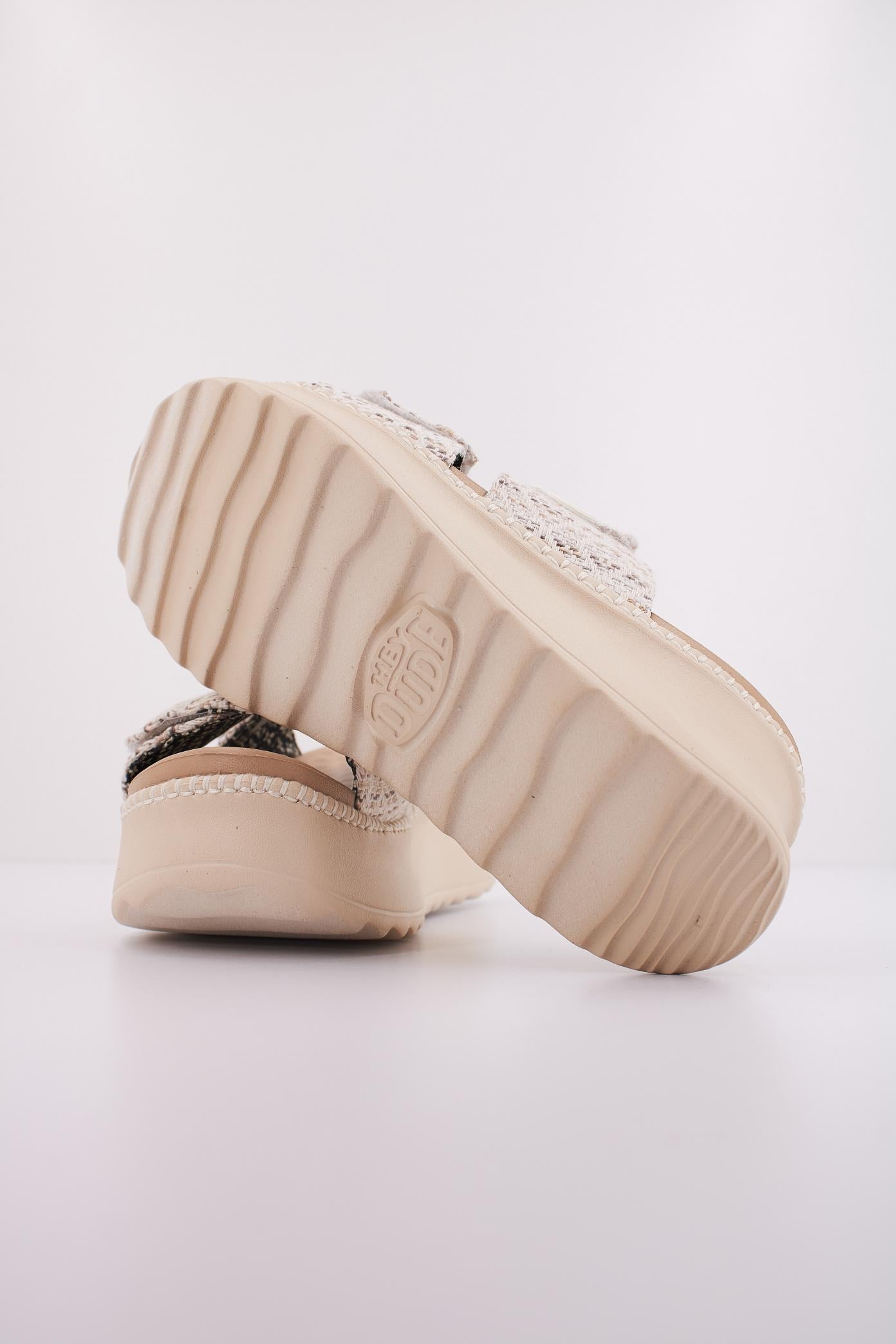 HEY DUDE DELRAY SLIDE SURF BAJA en color BEIS  (5)