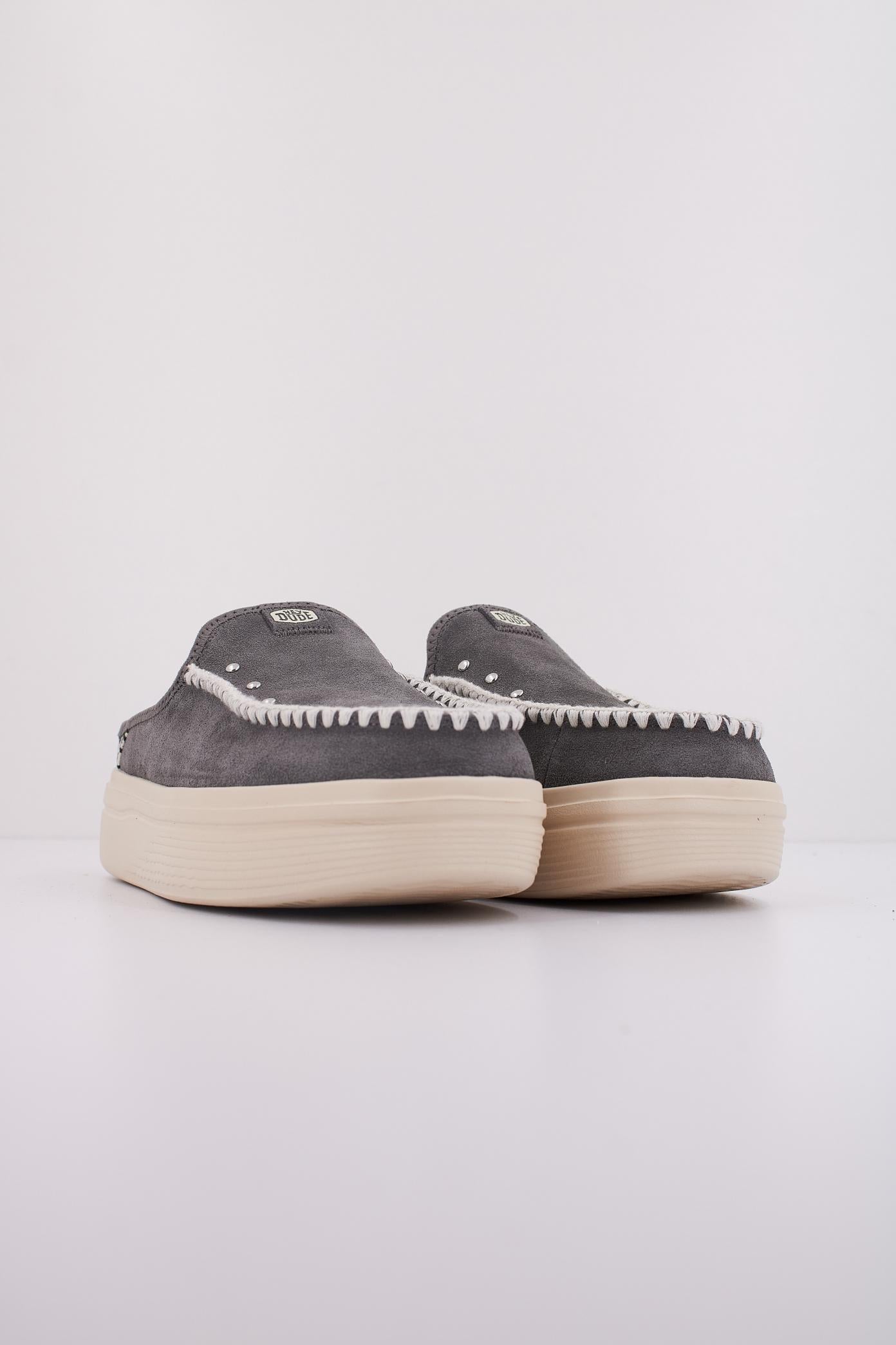 HEY DUDE AUSTIN LIFT WESTERN en color GRIS  (2)
