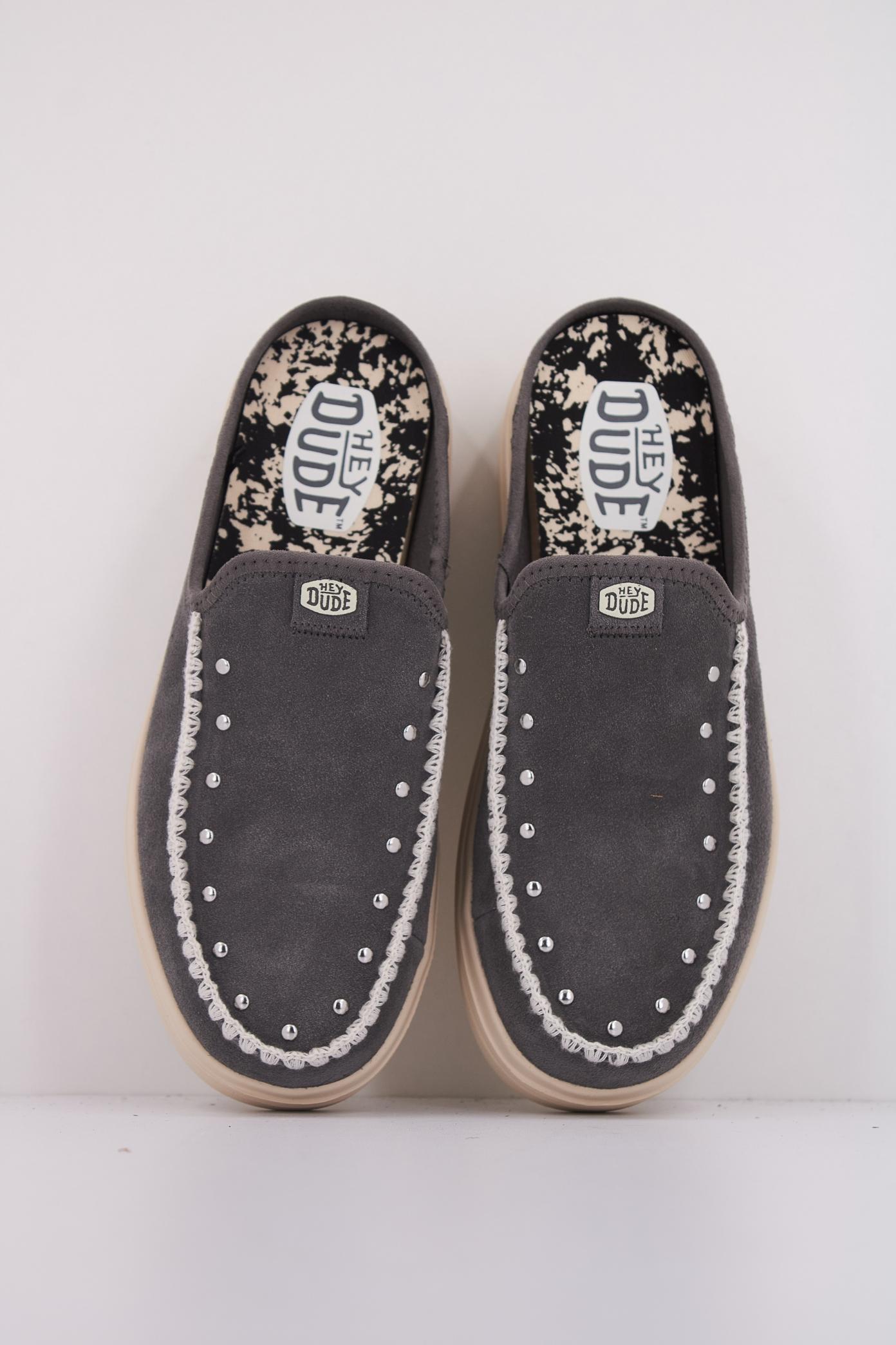HEY DUDE AUSTIN LIFT WESTERN en color GRIS  (3)