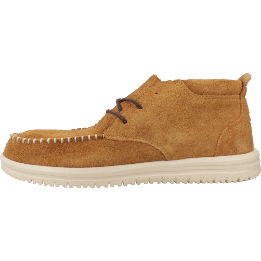 HEY DUDE WALLY NXT MID en color MARRON  (2)