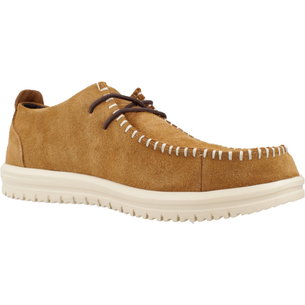 HEY DUDE WALLY NXT MOC en color MARRON  (5)