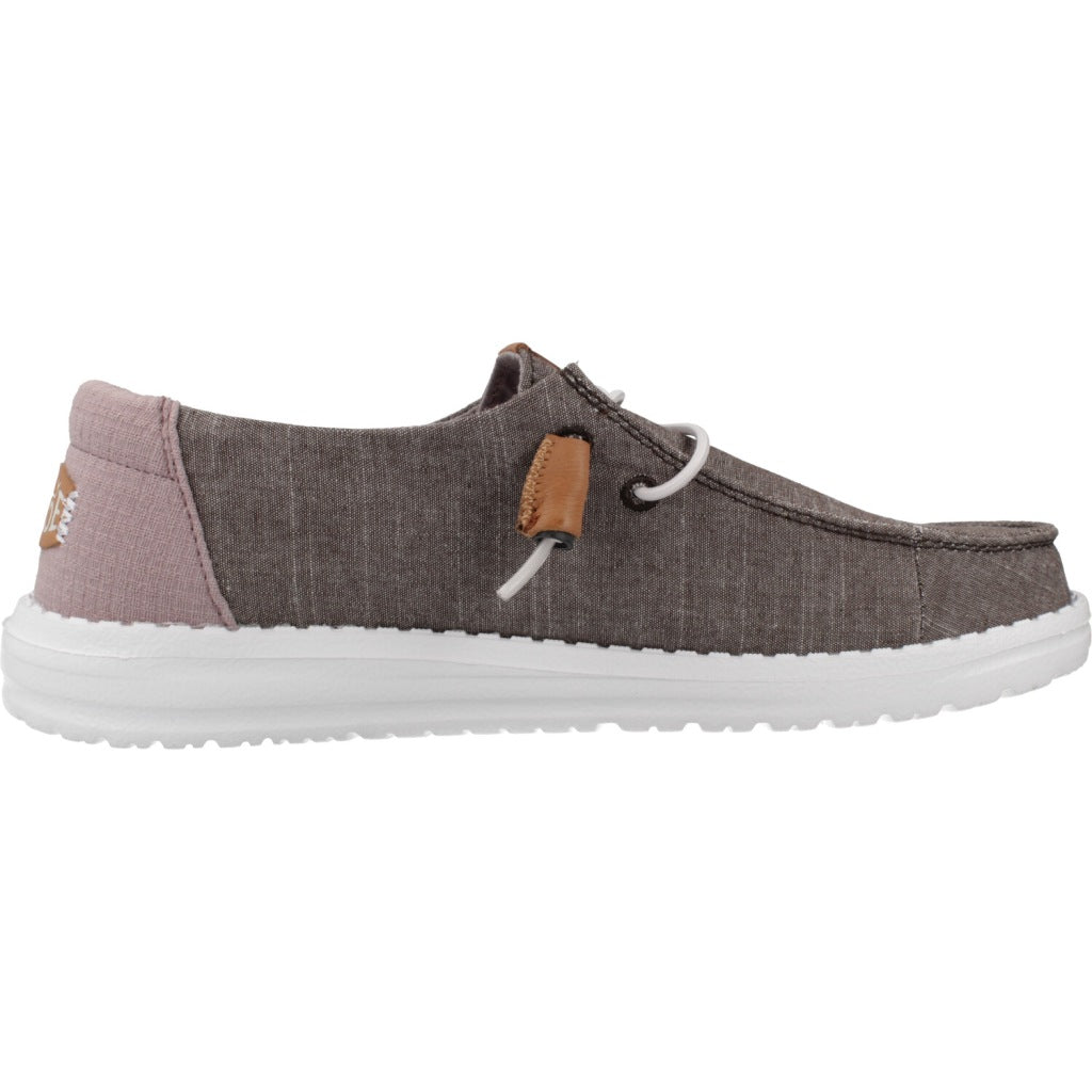 HEY DUDE WENDY CHAMBRAY BOHO en color GRIS  (4)