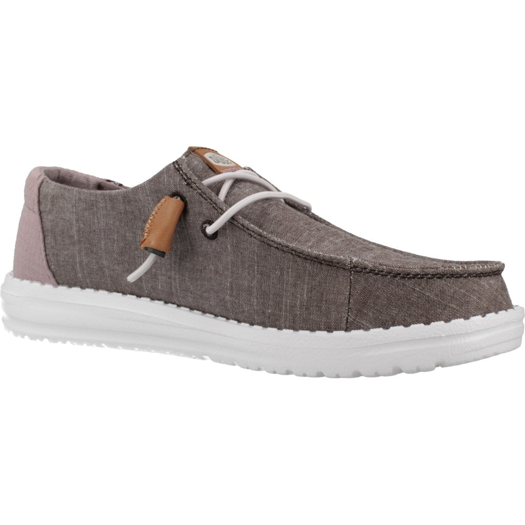 HEY DUDE WENDY CHAMBRAY BOHO en color GRIS  (5)