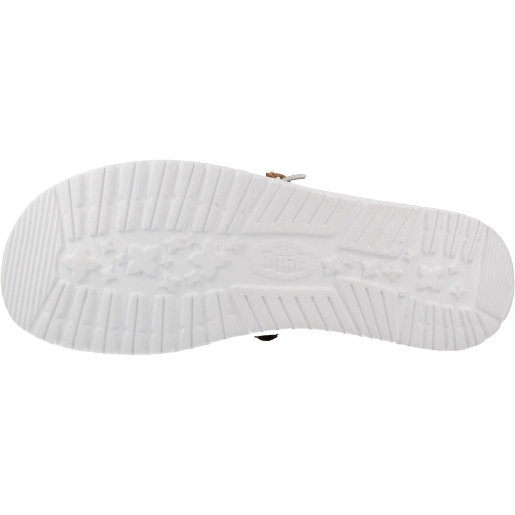 HEY DUDE WENDY CHAMBRAY BOHO en color GRIS  (7)