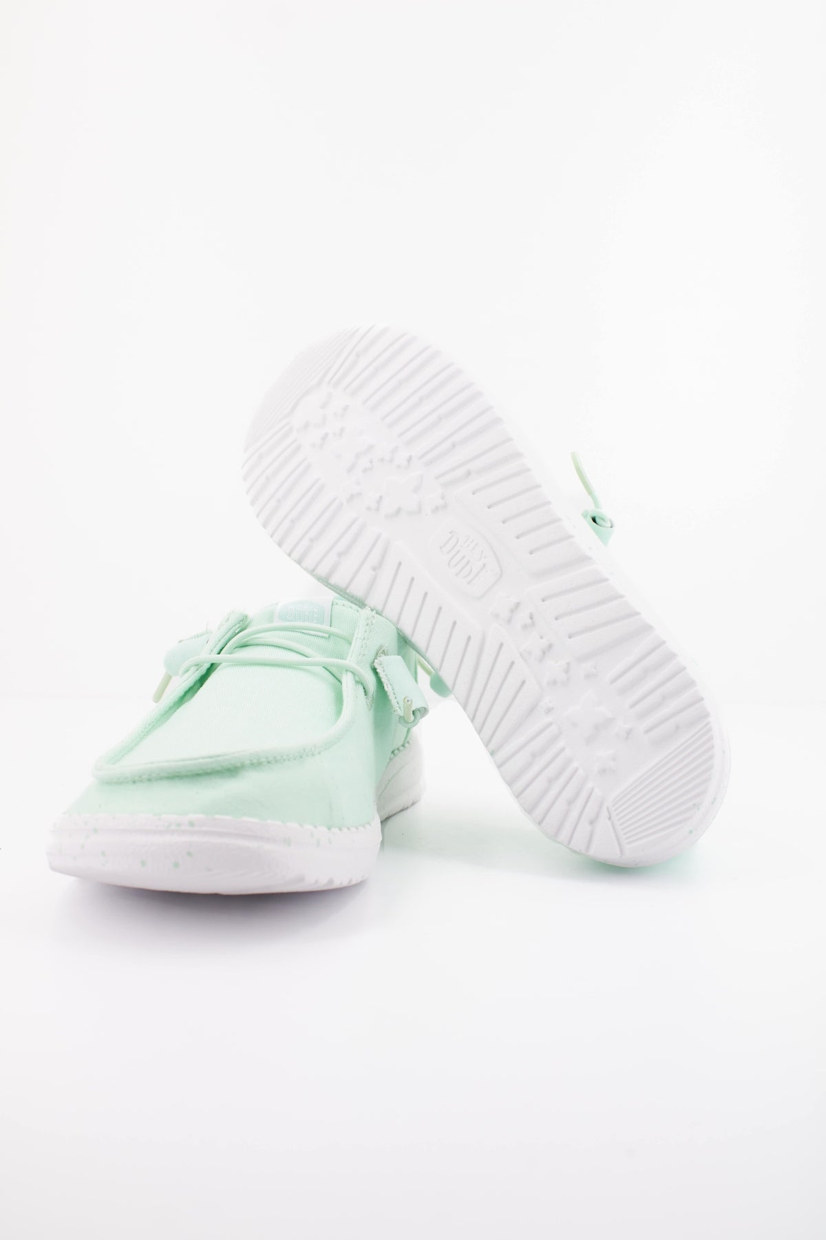 HEY DUDE WENDY CANVAS BAY en color VERDE  (5)