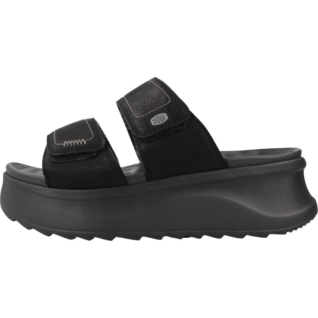 HEY DUDE DELRAY SLIDE CLASSIC en color NEGRO  (2)