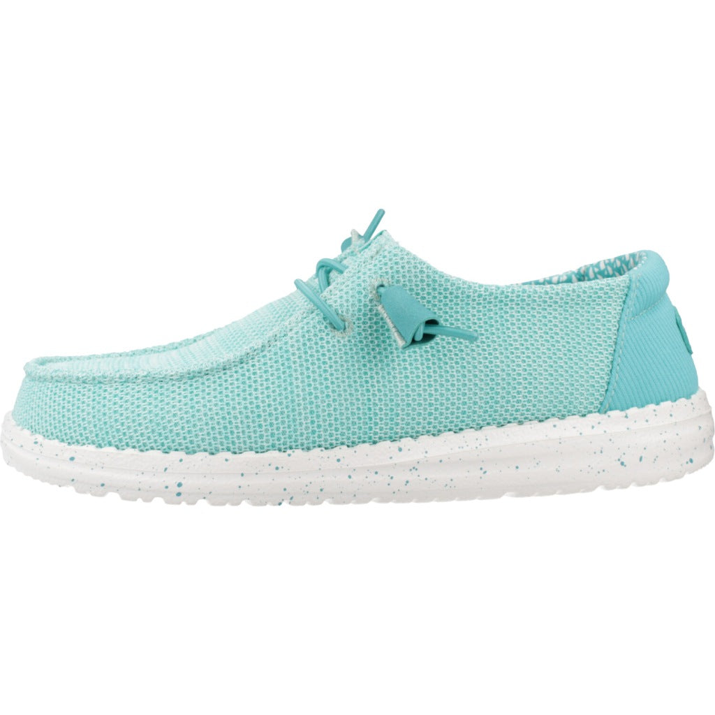 HEY DUDE WENDY STRETCH MESH CERAMIC en color AZUL  (2)
