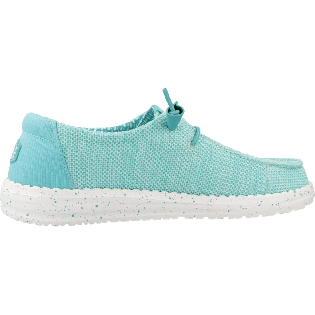 HEY DUDE WENDY STRETCH MESH CERAMIC en color AZUL  (4)