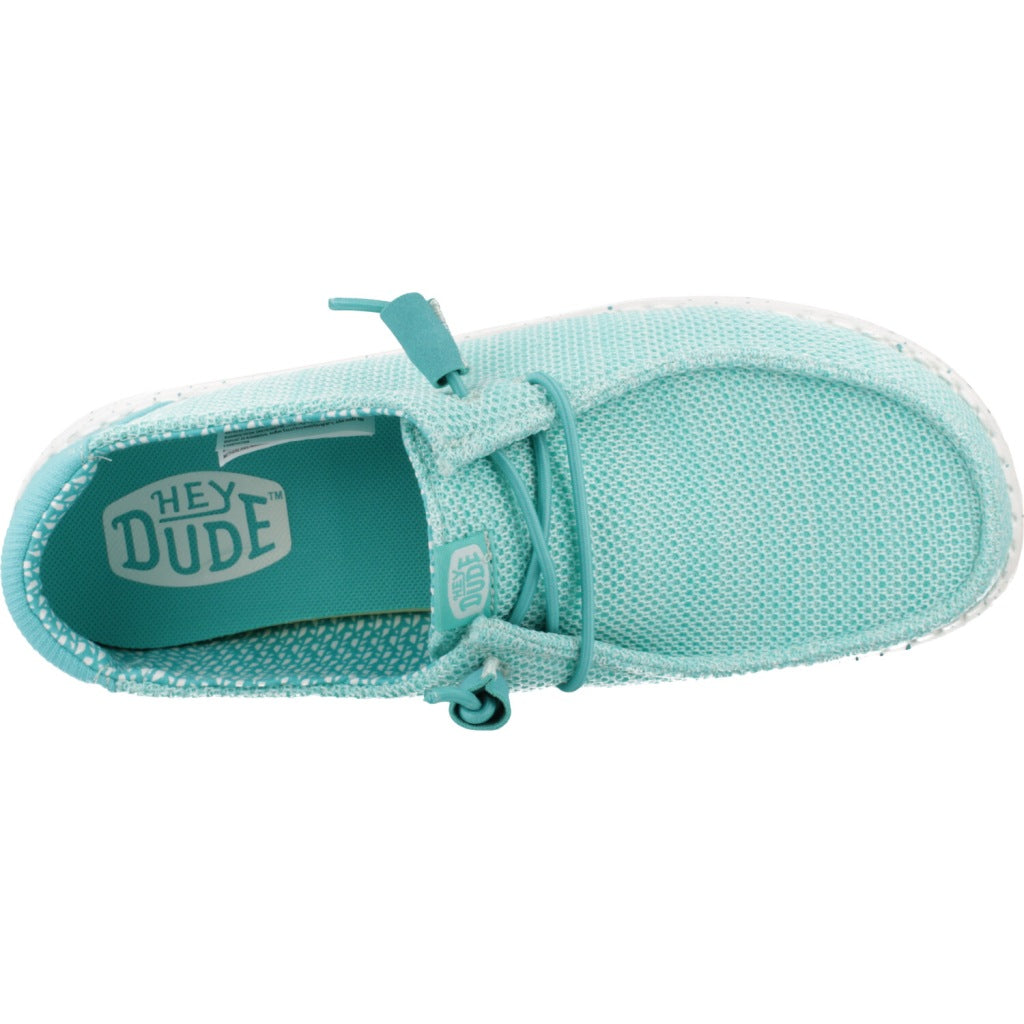 HEY DUDE WENDY STRETCH MESH CERAMIC en color AZUL  (7)