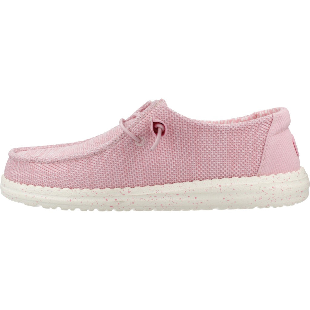HEY DUDE WENDY STRETCH MESH CERAMIC en color ROSA  (2)