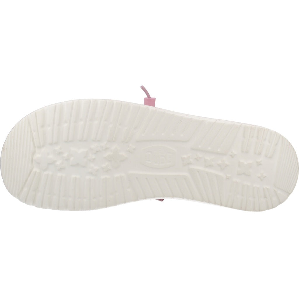 HEY DUDE WENDY STRETCH MESH CERAMIC en color ROSA  (7)