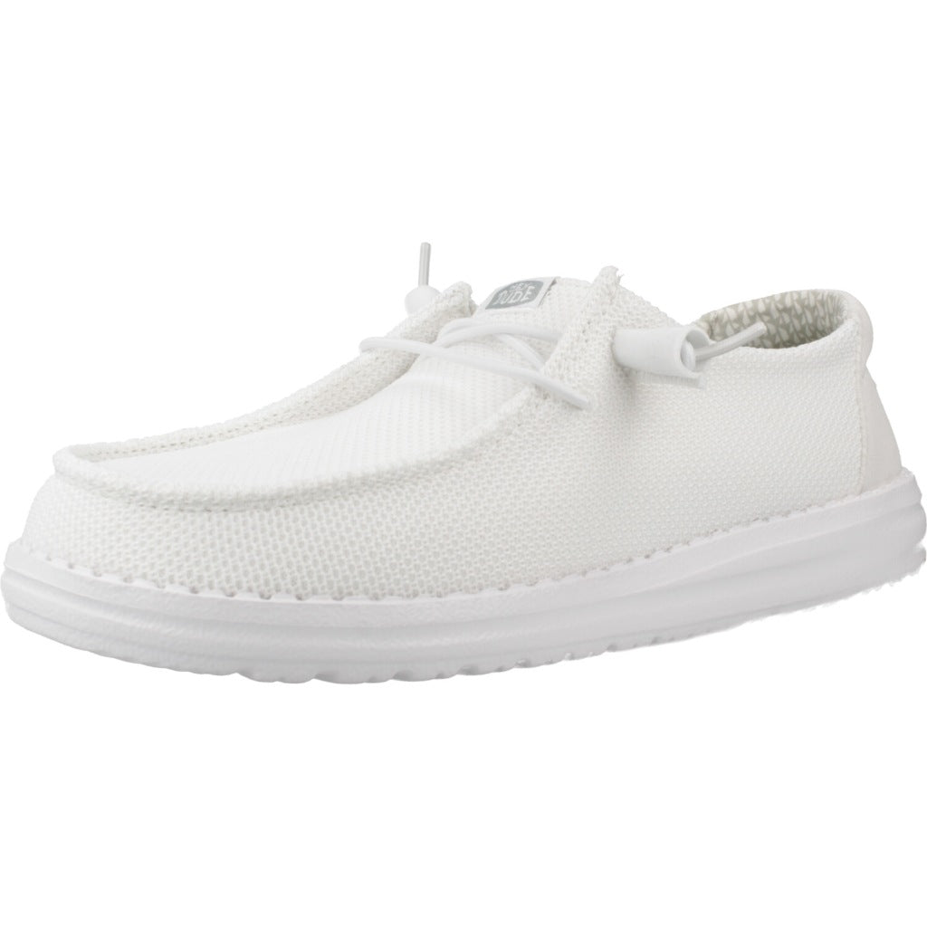 HEY DUDE WENDY STRETCH MESH CERAMIC en color BLANCO  (1)