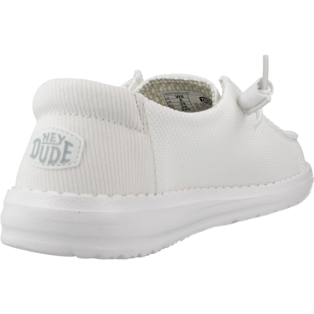 HEY DUDE WENDY STRETCH MESH CERAMIC en color BLANCO  (3)