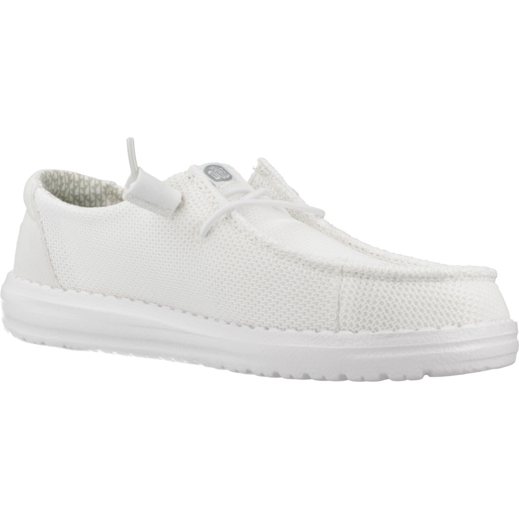 HEY DUDE WENDY STRETCH MESH CERAMIC en color BLANCO  (5)