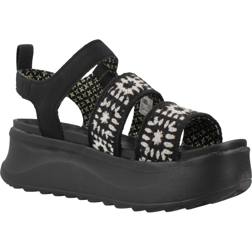HEY DUDE DELRAY BUCKLE COTTAGE CROCHE en color NEGRO  (5)