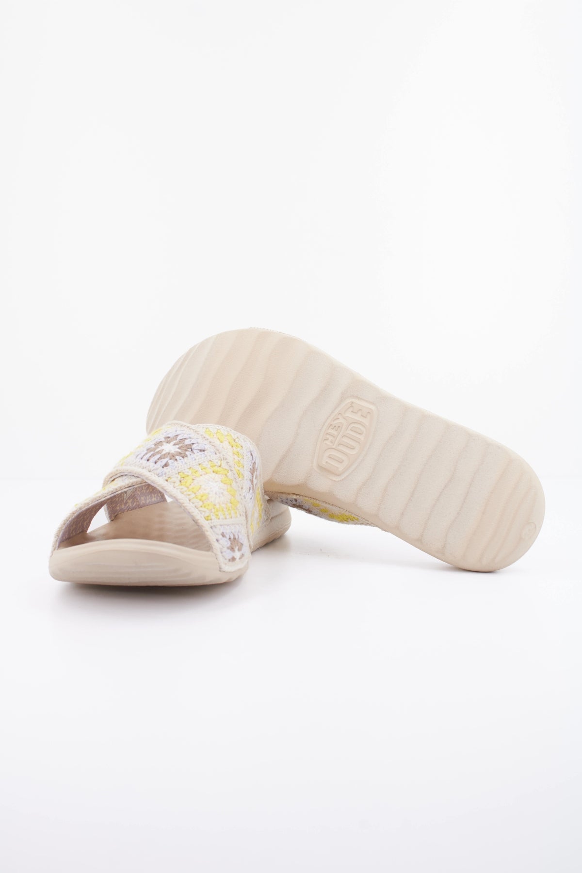 HEY DUDE CHRISTI SLIDE COTTAGE CROCHE en color MULTICOLOR  (5)