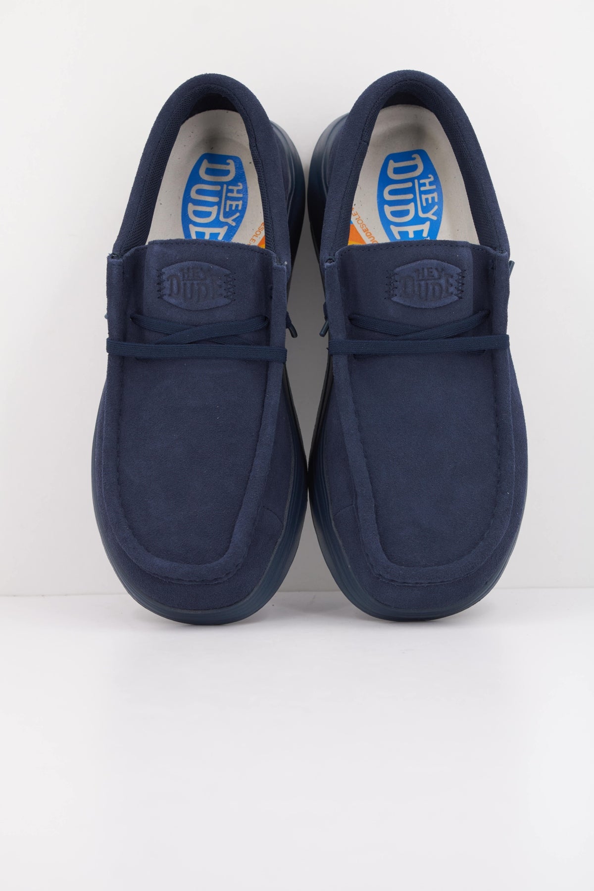 HEY DUDE WALLY X SUEDE en color AZUL  (3)