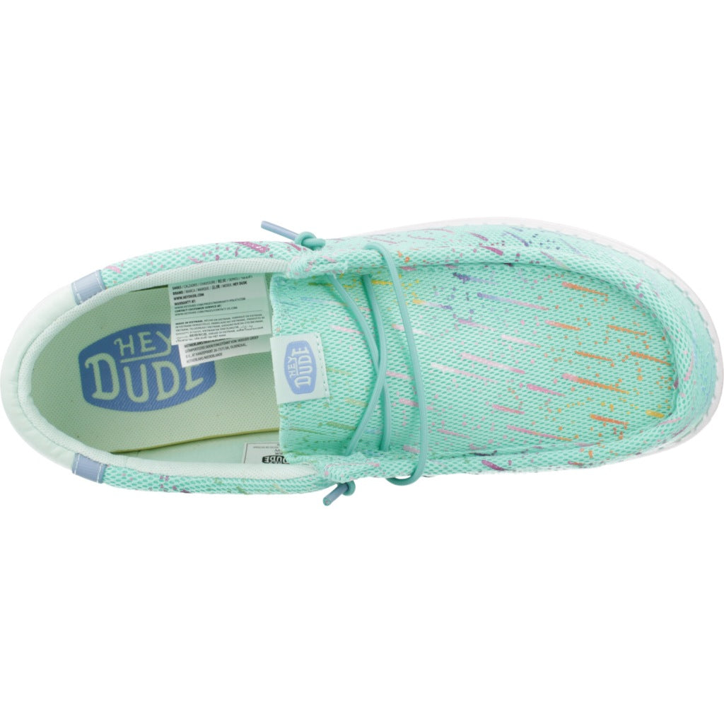 HEY DUDE WALLY PARTY MESH en color VERDE  (6)