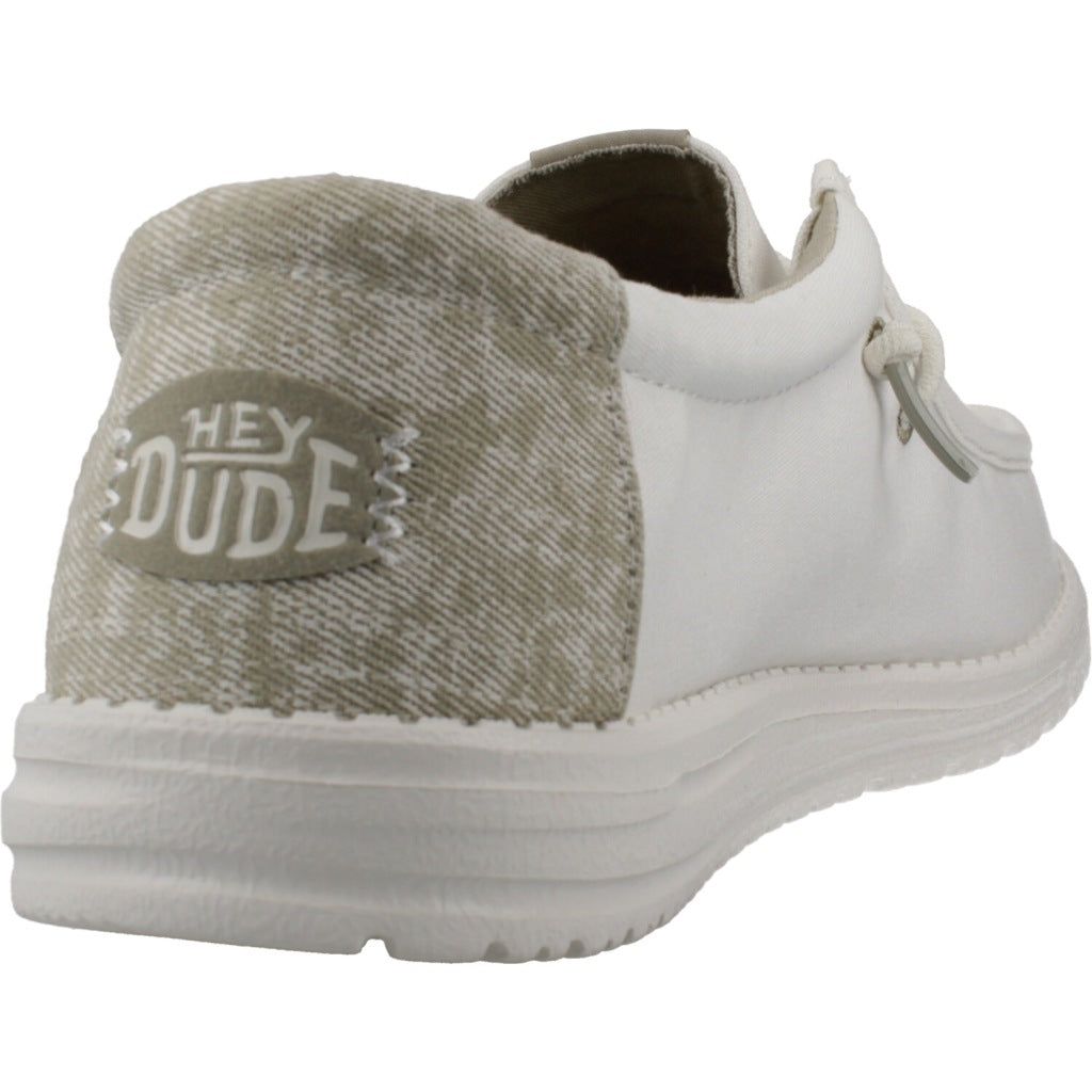 HEY DUDE WALLY SURF WASH en color BLANCO  (3)