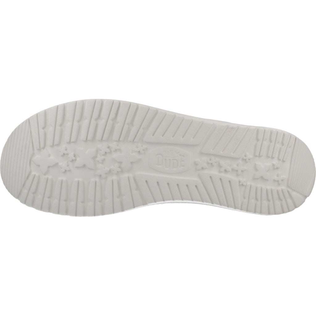 HEY DUDE WALLY SURF WASH en color BLANCO  (6)