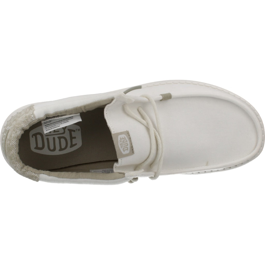 HEY DUDE WALLY SURF WASH en color BLANCO  (7)