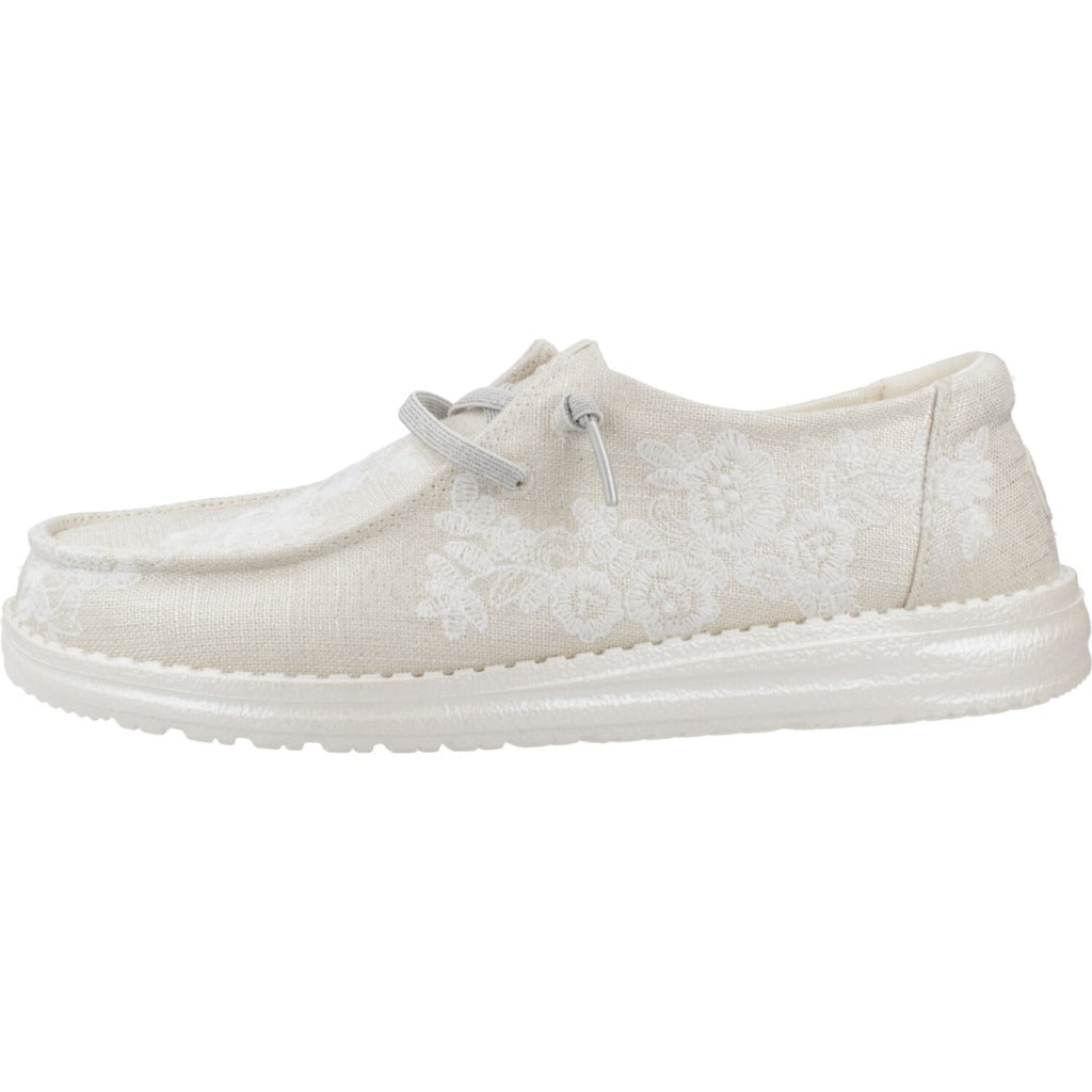 HEY DUDE WENDY FLORAL en color ORO  (2)