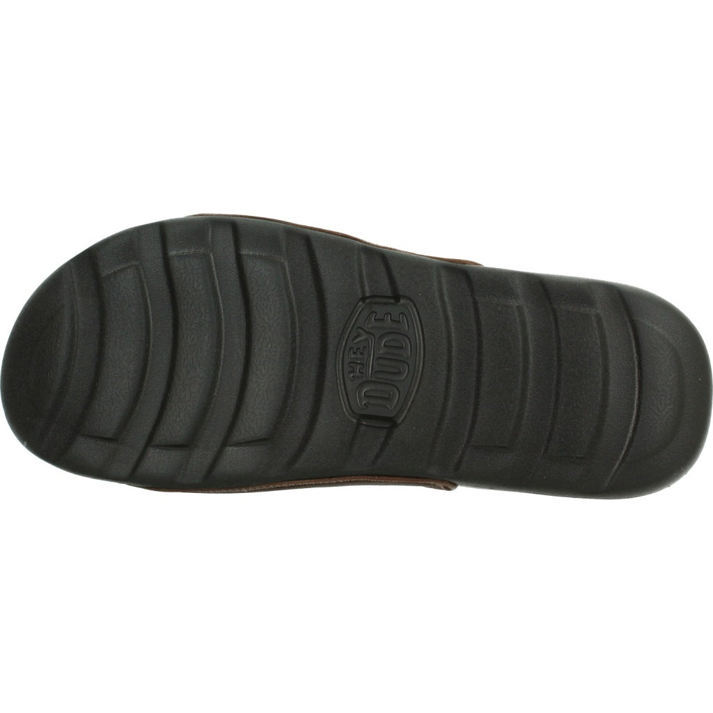 HEY DUDE SHORE SLIDE CLASSIC en color MARRON  (6)