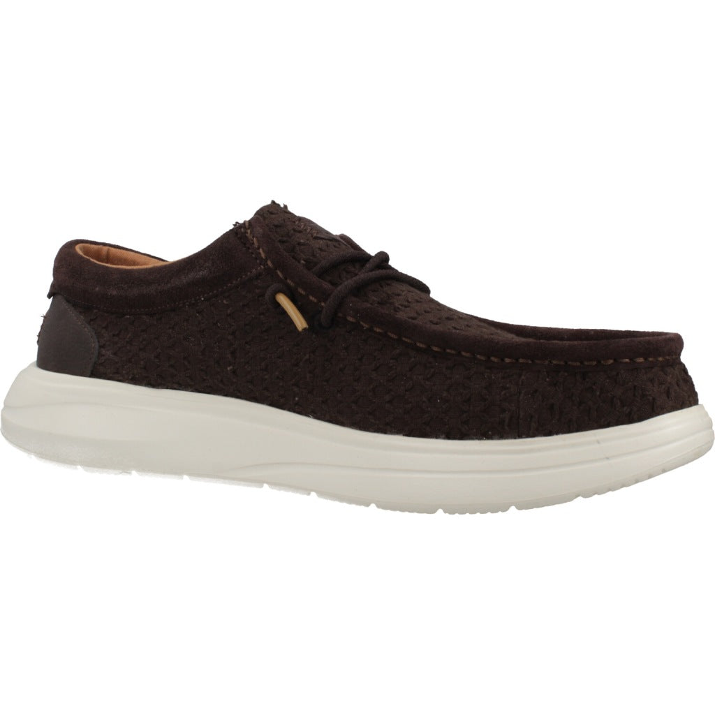 HEY DUDE WALLY COMF WOVEN en color MARRON  (5)