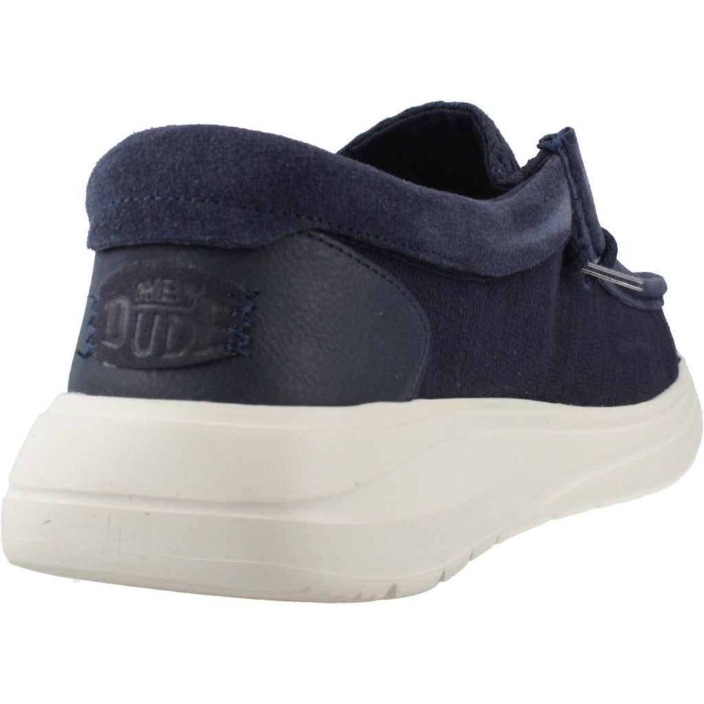 HEY DUDE WALLY COMF WOVEN en color AZUL  (3)