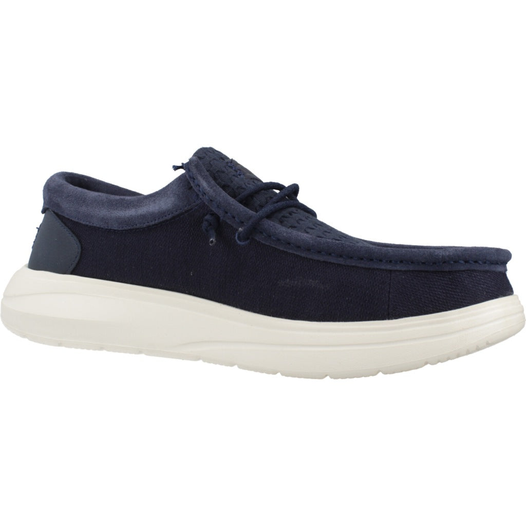 HEY DUDE WALLY COMF WOVEN en color AZUL  (5)