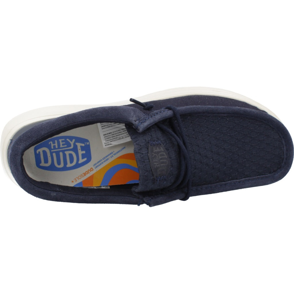 HEY DUDE WALLY COMF WOVEN en color AZUL  (7)
