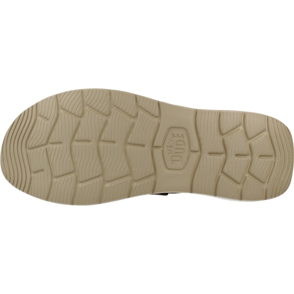 HEY DUDE WALLY COMF WORN TWILL en color VERDE  (6)