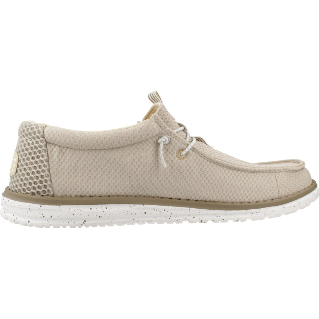 HEY DUDE WALLY MESH NEUTRALS en color BEIS  (4)