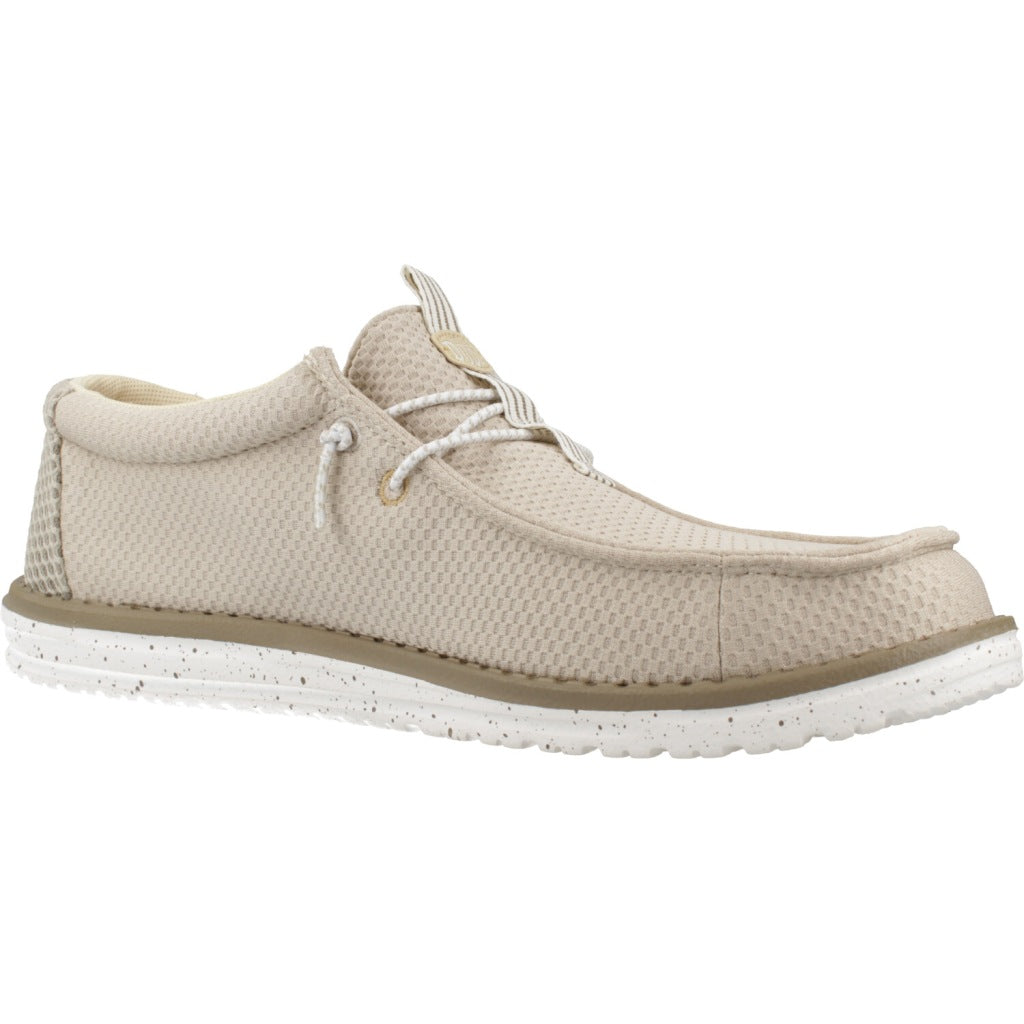 HEY DUDE WALLY MESH NEUTRALS en color BEIS  (5)